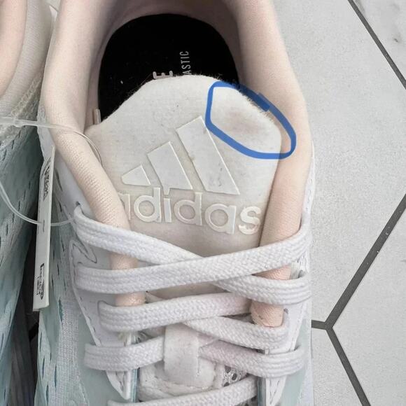 New Adidas Duramo SL White and Teal Sneakers Size 11 Womens - Picture 8 of 12